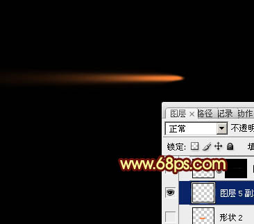 Photoshop制作漂亮的放射烟花效果教程