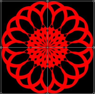 Photoshop设计制作出绚丽闪动的抽象花朵