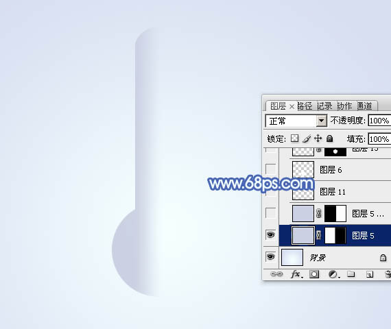 Photoshop设计制作出一个精致的玻璃温度计图标