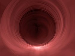photoshop使用滤镜制作粉色隧道 