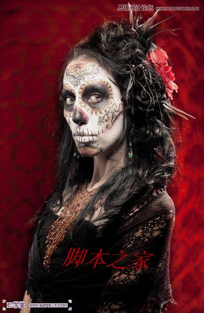 Photoshop合成制作恐怖的魔鬼新娘