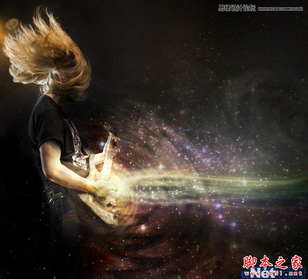 Photoshop设计制作出炫彩的音乐主题海报