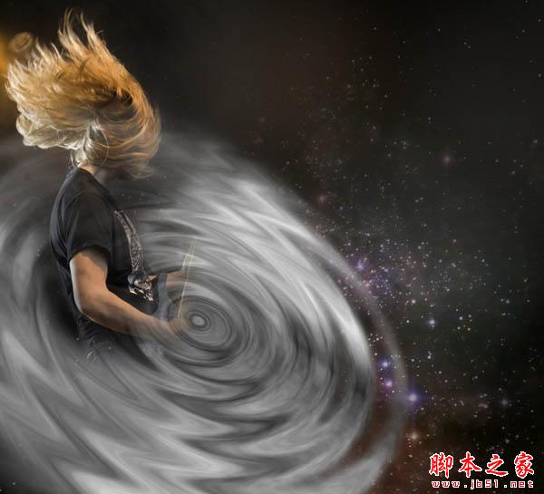 Photoshop设计制作出动感的摇滚音乐海报