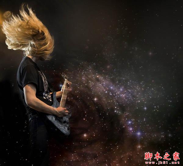 Photoshop设计制作出动感的摇滚音乐海报