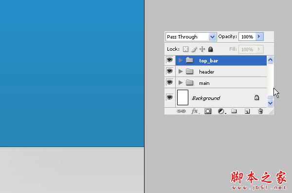 photoshop制作一个设计类网页主页