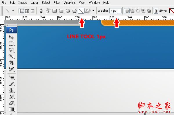 photoshop制作一个设计类网页主页