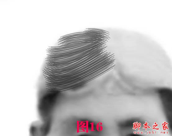 Photoshop将带有网纹的陈旧老照片修复成黑白