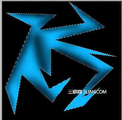 PS利用滤镜制作制作抽象3D蓝色水波纹