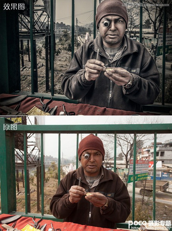 PS为<em>发白</em>的人像<em>照片</em>调出超酷的金属暗色效果