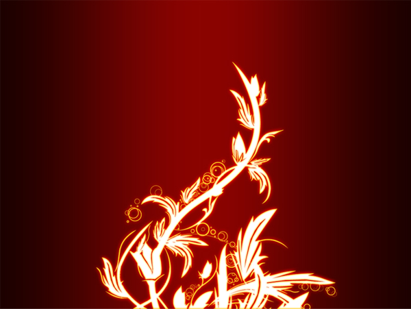 Photoshop（PS）设计制作抽象的火焰花实例教程