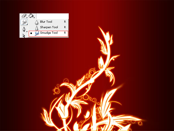 Photoshop（PS）设计制作抽象的火焰花实例教程