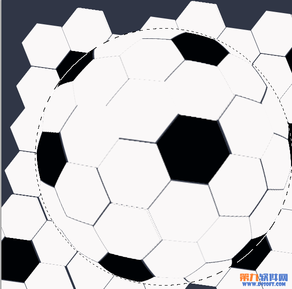 Photoshop利用滤镜快速制作一个足球