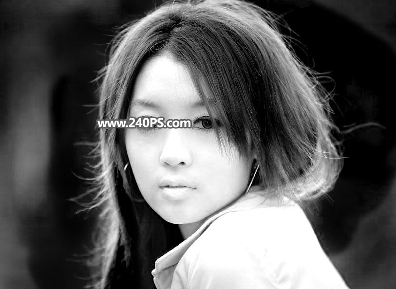 PS如何用通道工具细致的抠出美女头发丝?