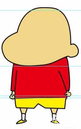 ps怎么画蜡笔小新? ps蜡笔小新的鼠绘方法