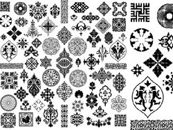 传统矢量图,中国传统纹样矢量图,矢量素材_素材之家