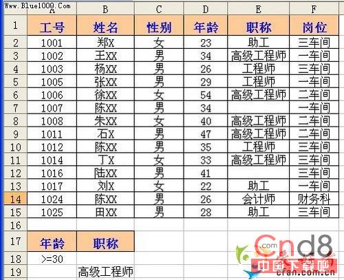 excel 高级筛选技巧解读 打印页面 _office.jb51