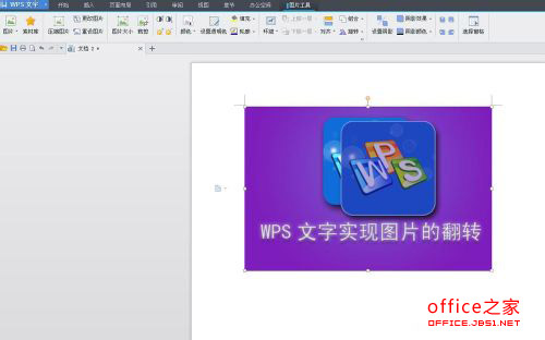 WPS技巧：WPS文字实现图片的翻转