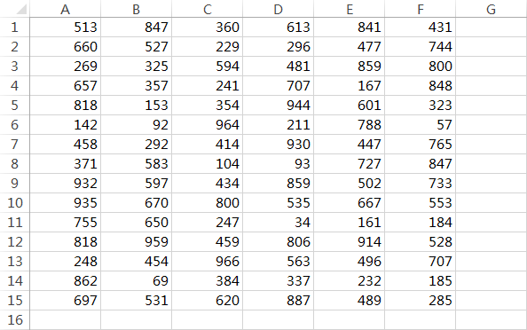 没有数据分析工具 Excel 如何从数据中随机抽取