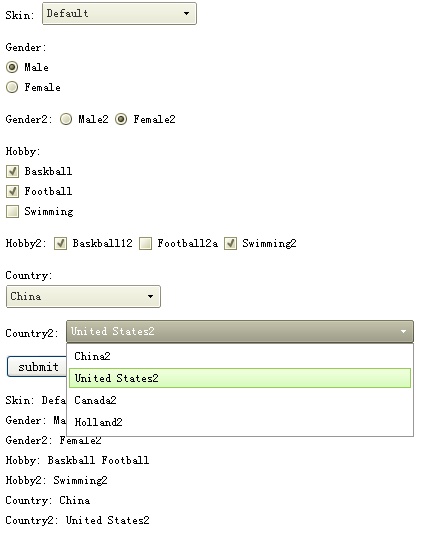 LazyForm jQuery プラグイン CheckBox Radio と Select_jquery をカスタマイズする