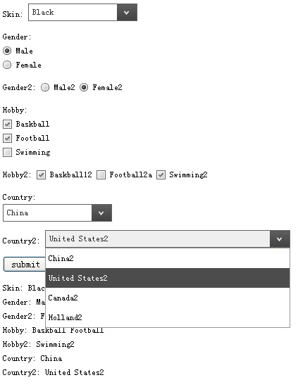 LazyForm jQuery 플러그인 CheckBox Radio 및 Select_jquery 사용자 정의