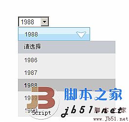 select下拉选择框美化实现代码(js+css+图片)_表单特效