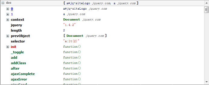 jQuery 핵심 함수 및 jQuery 객체_jquery