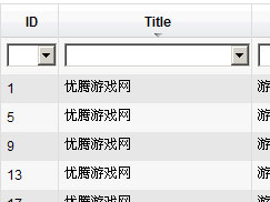 jquery ashx non-refresh GridView data display plug-in (implementing paging, sorting, filtering functions)_jquery