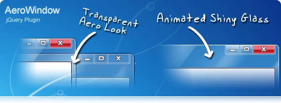 AeroWindow pop-up window plug-in based on JQuery_jquery