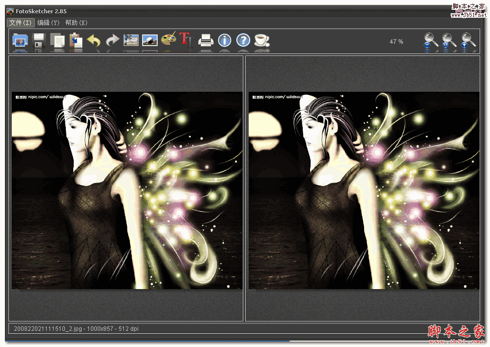 照片特效制作软件(fotosketcher) v3.10 汉化绿色版