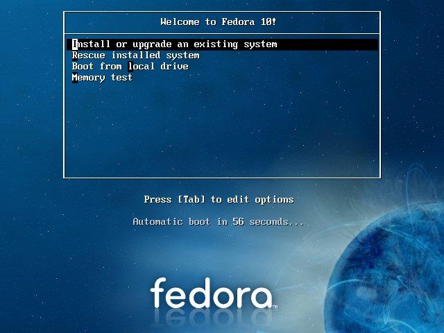 Fedora 10 安装教程全程图解