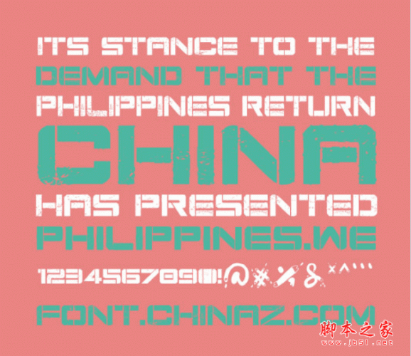 Damage Inc字体 斑点肮脏英文字体