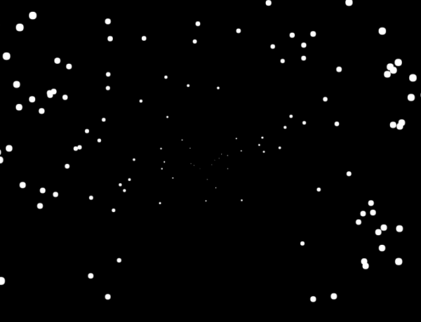 html5 canvas 黑洞动画