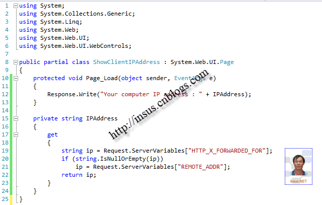 获取客户端IP地址c#/vb.net各自实现代码