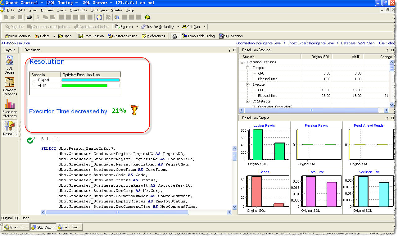 Oracle SQL tuning 数据库优化步骤分享(图文教程)