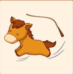 看图猜成语 快马加鞭