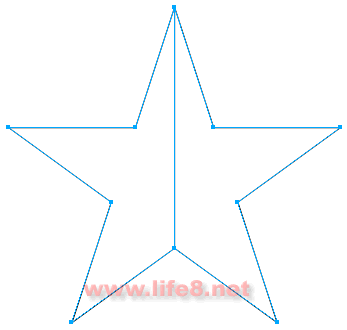 freehand使用教程:绘制红星