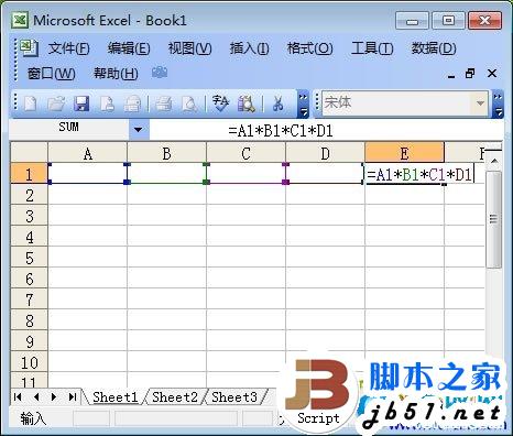 Excel乘法函数公式