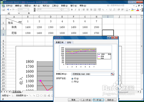 怎么使用excel制作折线图