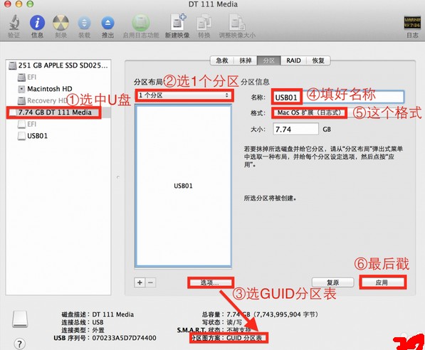 苹果Mac OS 10.10Yosemite安装U盘制作教程