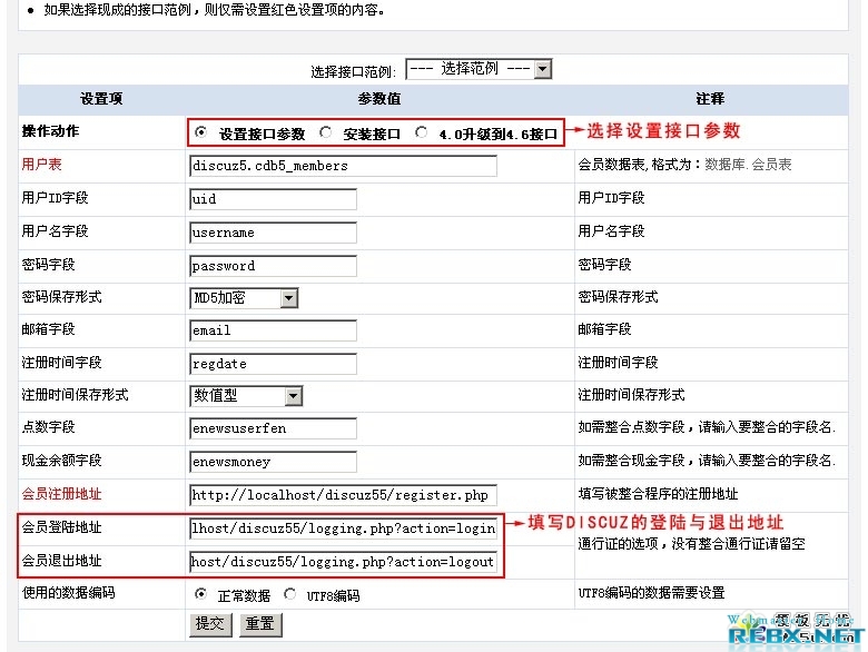 帝国Cms万能会员接口和论坛通行证接口介绍