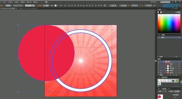 ai绘制ios美图秀秀app图标教程