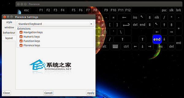 在Linux中安装配置和加载Florence屏幕键盘