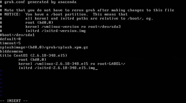 CentOS开机时出现GRUB引导错误进入不了系统