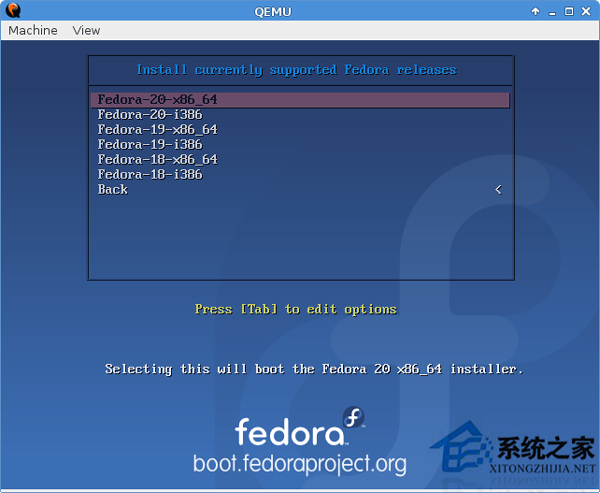 Linux通过BFO简单安装Fedora的步骤