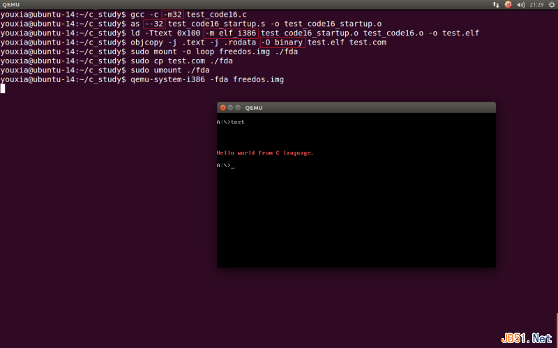 Linux折腾记（八）：使用GCC和GNU Binutils编写能在x86实模式运行的16位代码