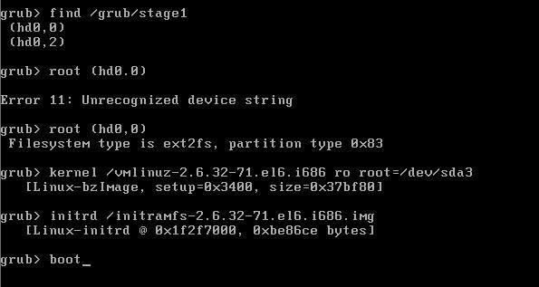 CentOS 6误删除的boot分区该如何还原恢复