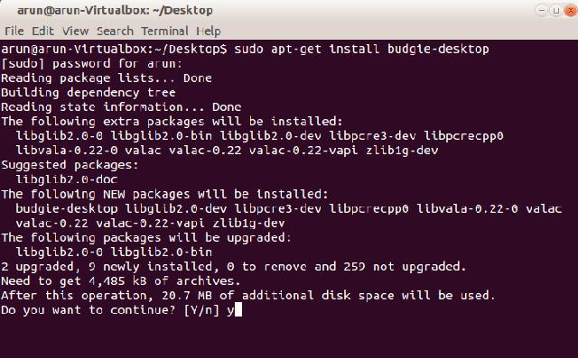 在ubuntu14.04上安装轻量级的Budgie桌面的方法