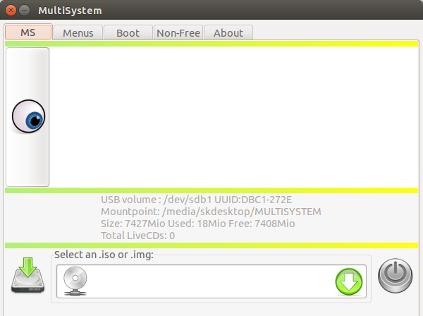 在Ubuntu中制作多启动USB盘的U盘的教程