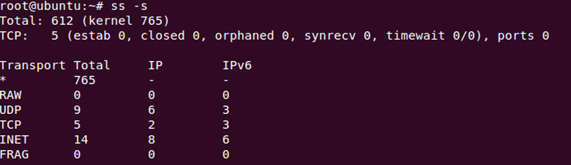 Linux中使用ss命令检查网络连接的方法