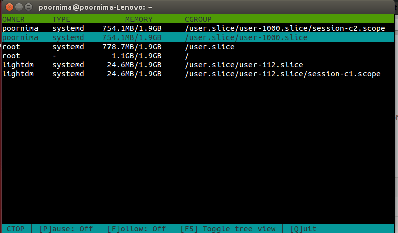 使用ctop在命令行中检测Linux容器性能